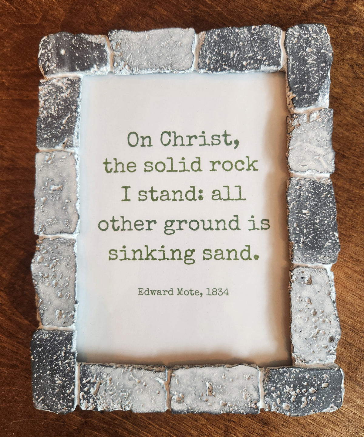 Framed Print - Solid Rock - 5x7