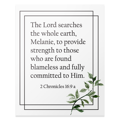 2 Chronicles 16:9a - Print