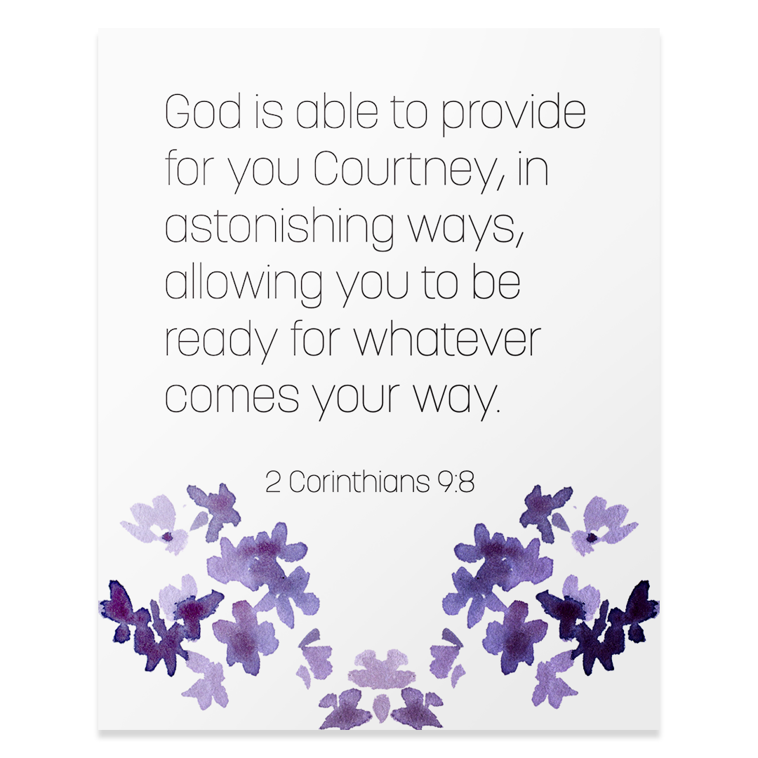 2 Corinthians 9:8 - Print