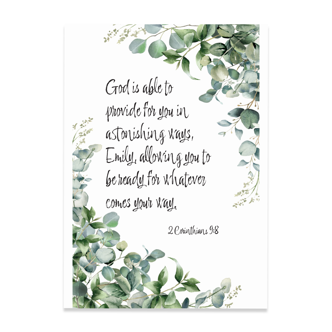 2 Corinthians 9:8 - Print