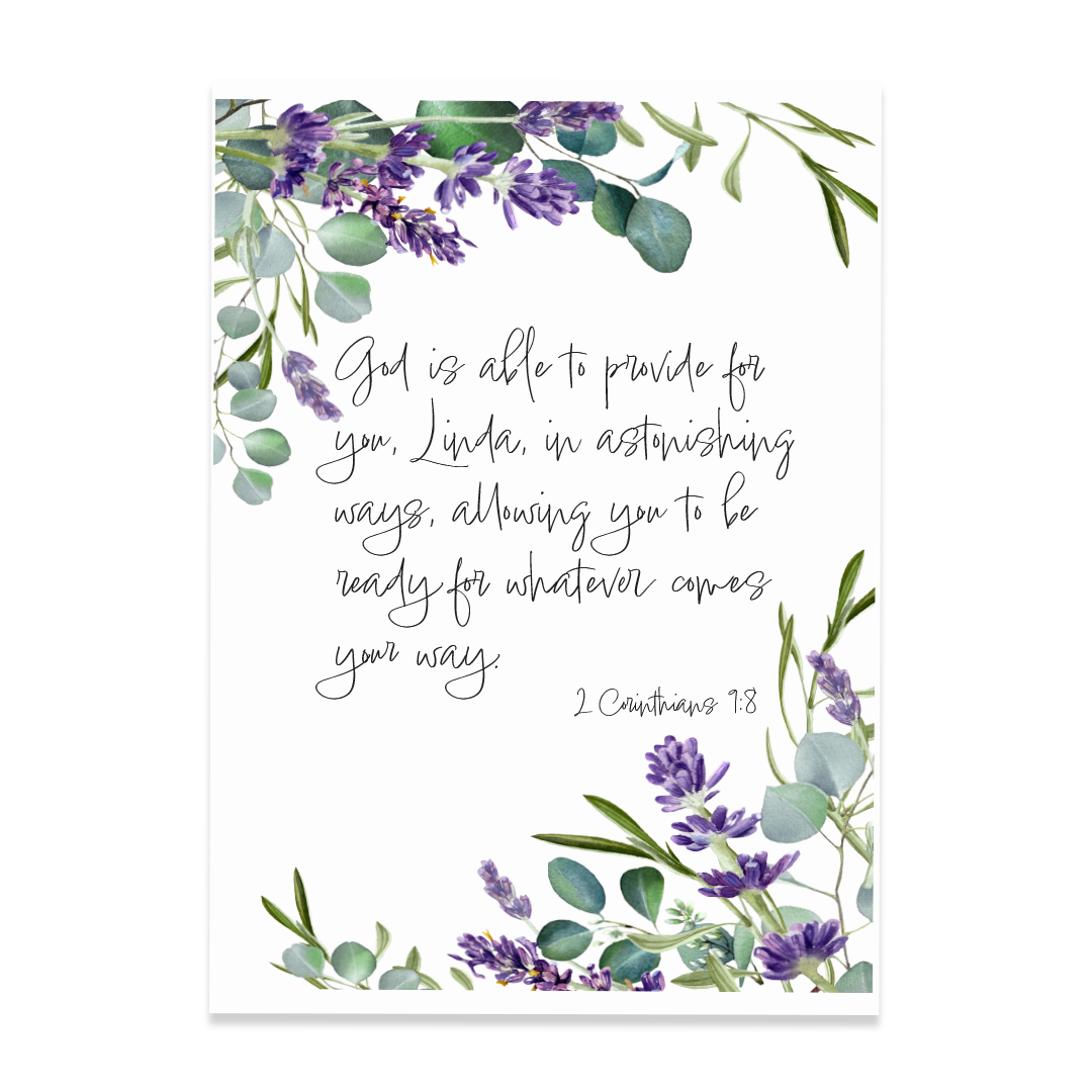 2 Corinthians 9:8 - Print