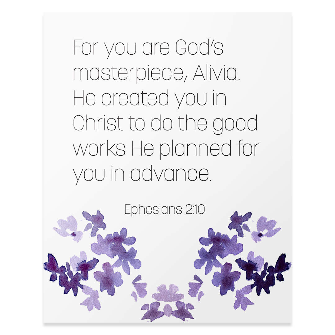 Ephesians 2:10 - Print