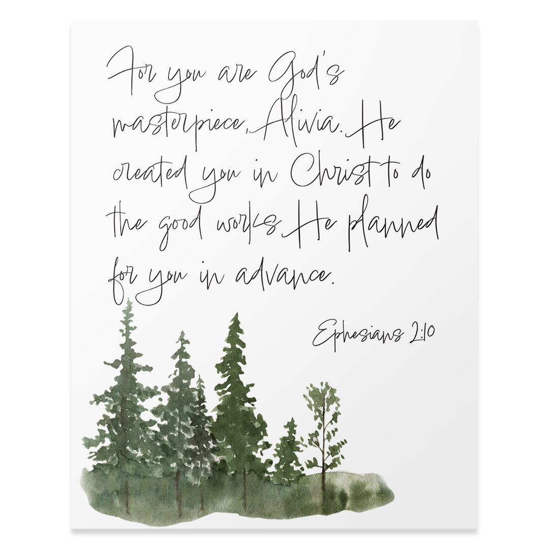 Ephesians 2:10 - Print