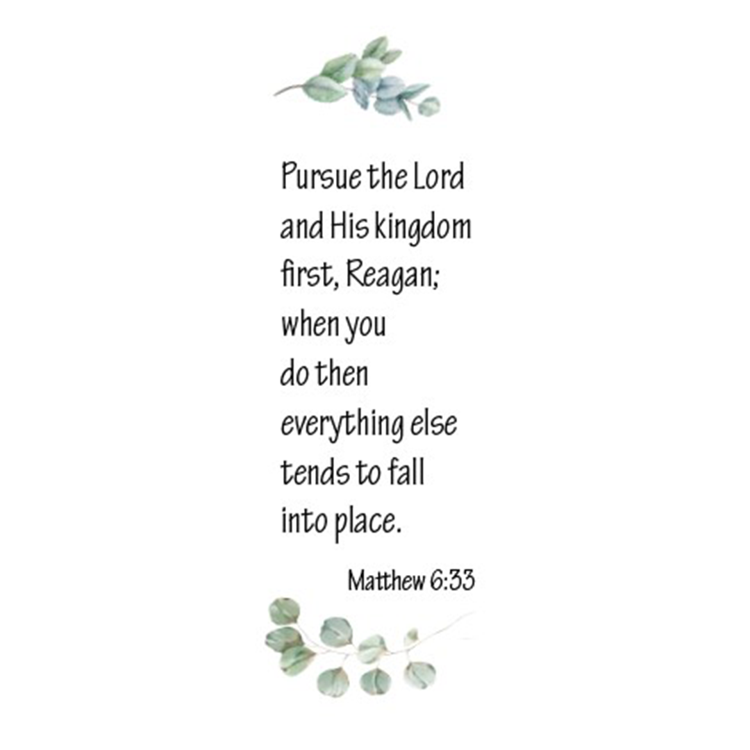 Matthew 6:33 Bookmarks (Set of 4)