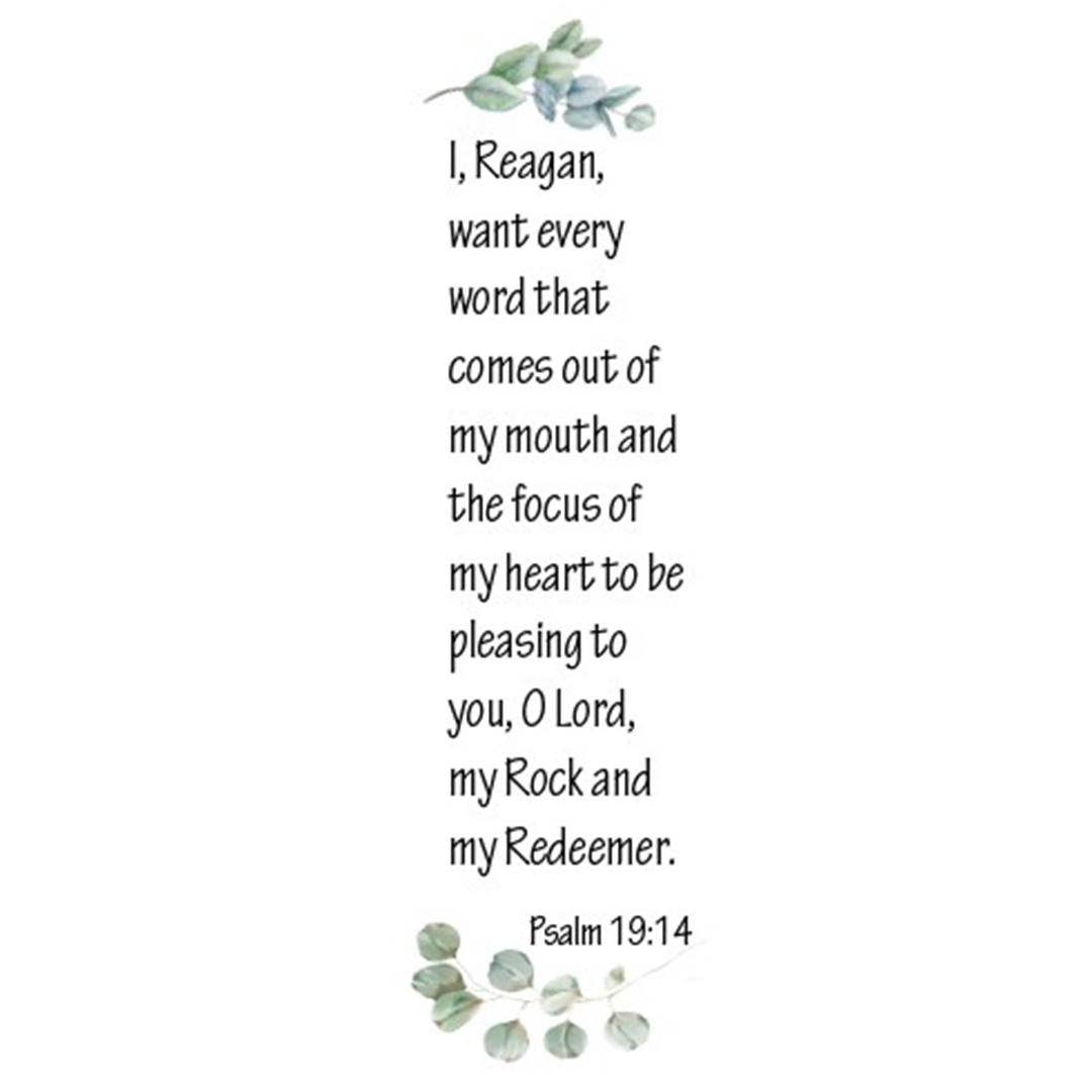 Psalm 19:14 Bookmarks (Set of 4)