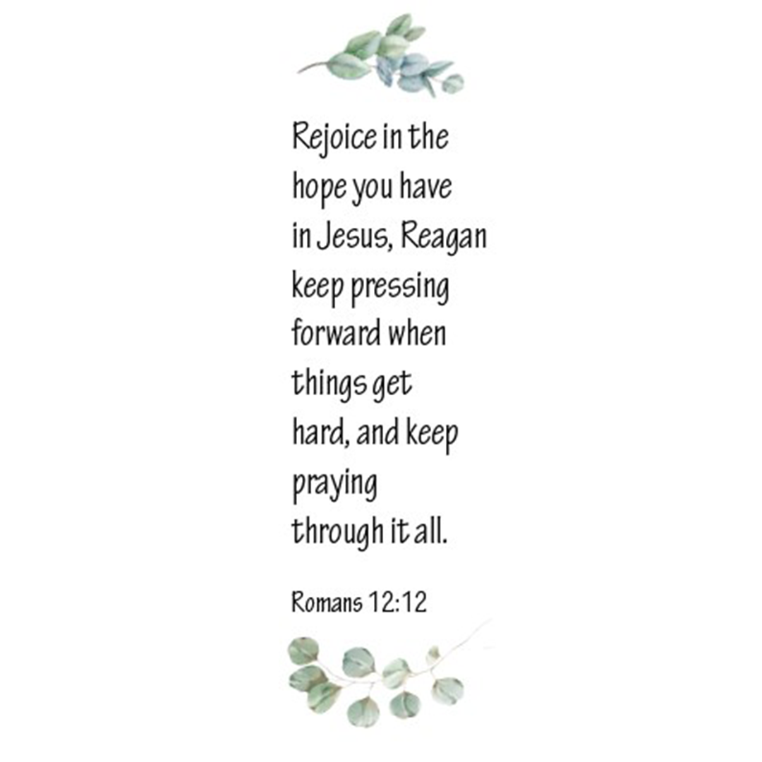 Romans 12:12 Bookmarks (Set of 4)
