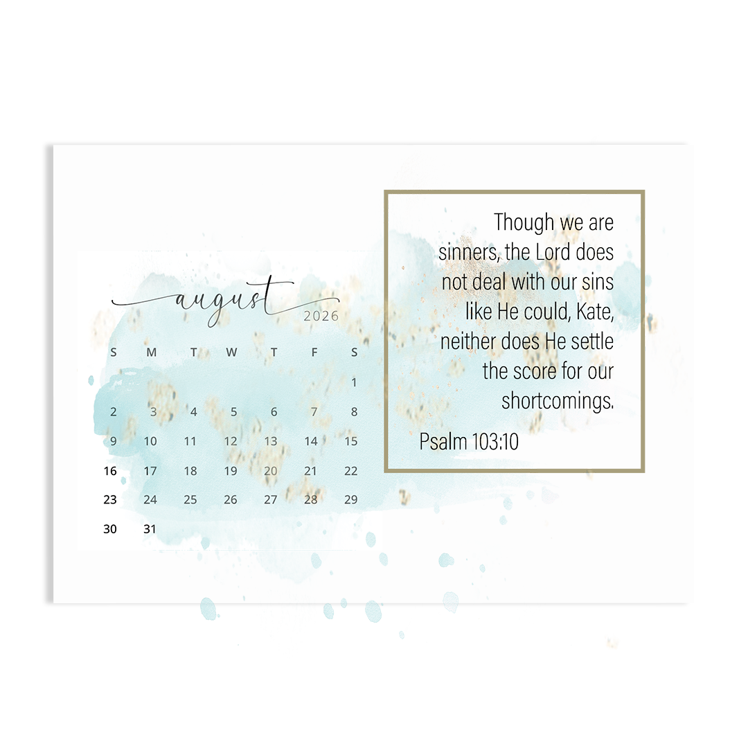 Rest in His Grace - 2026 Calendar