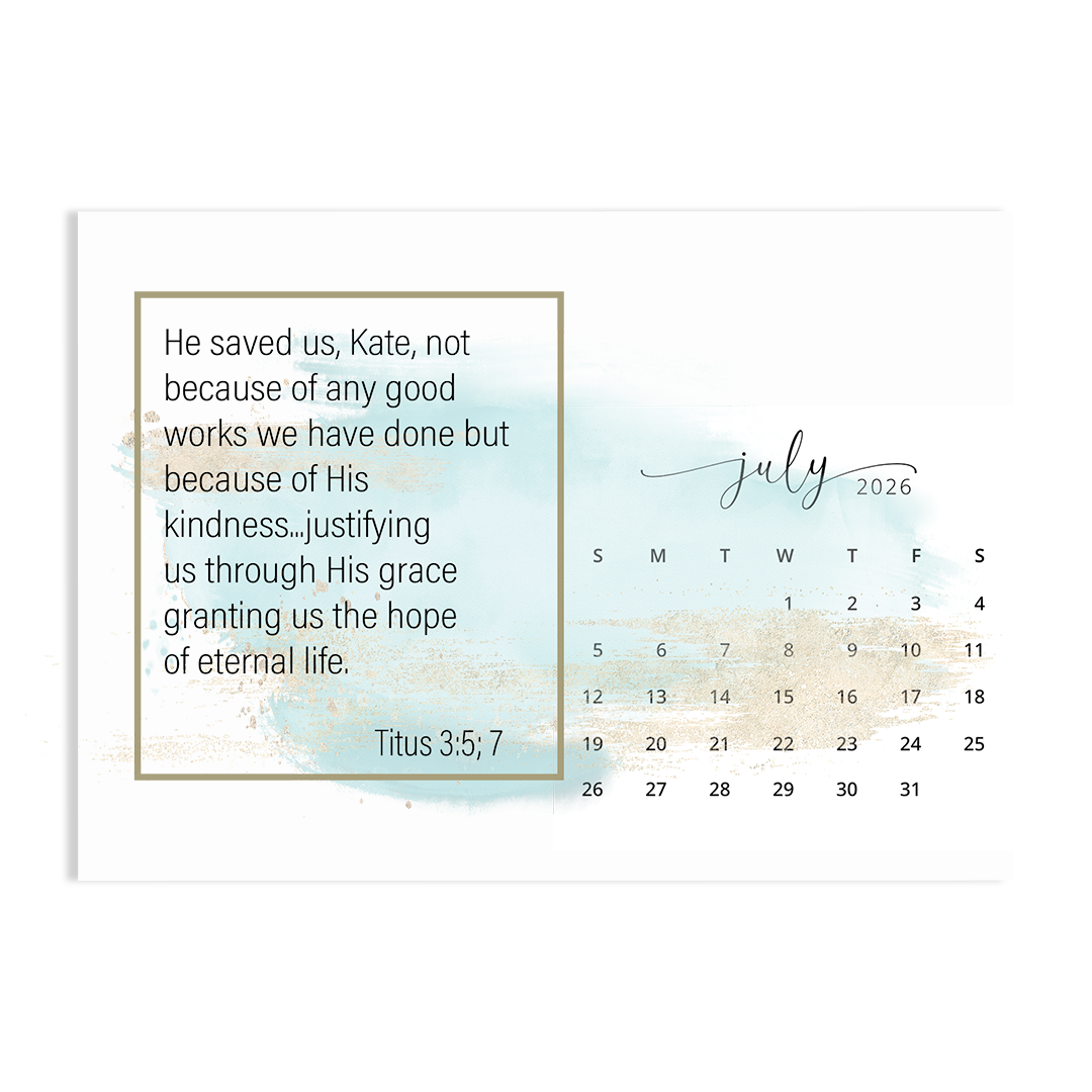 Rest in His Grace - 2026 Calendar