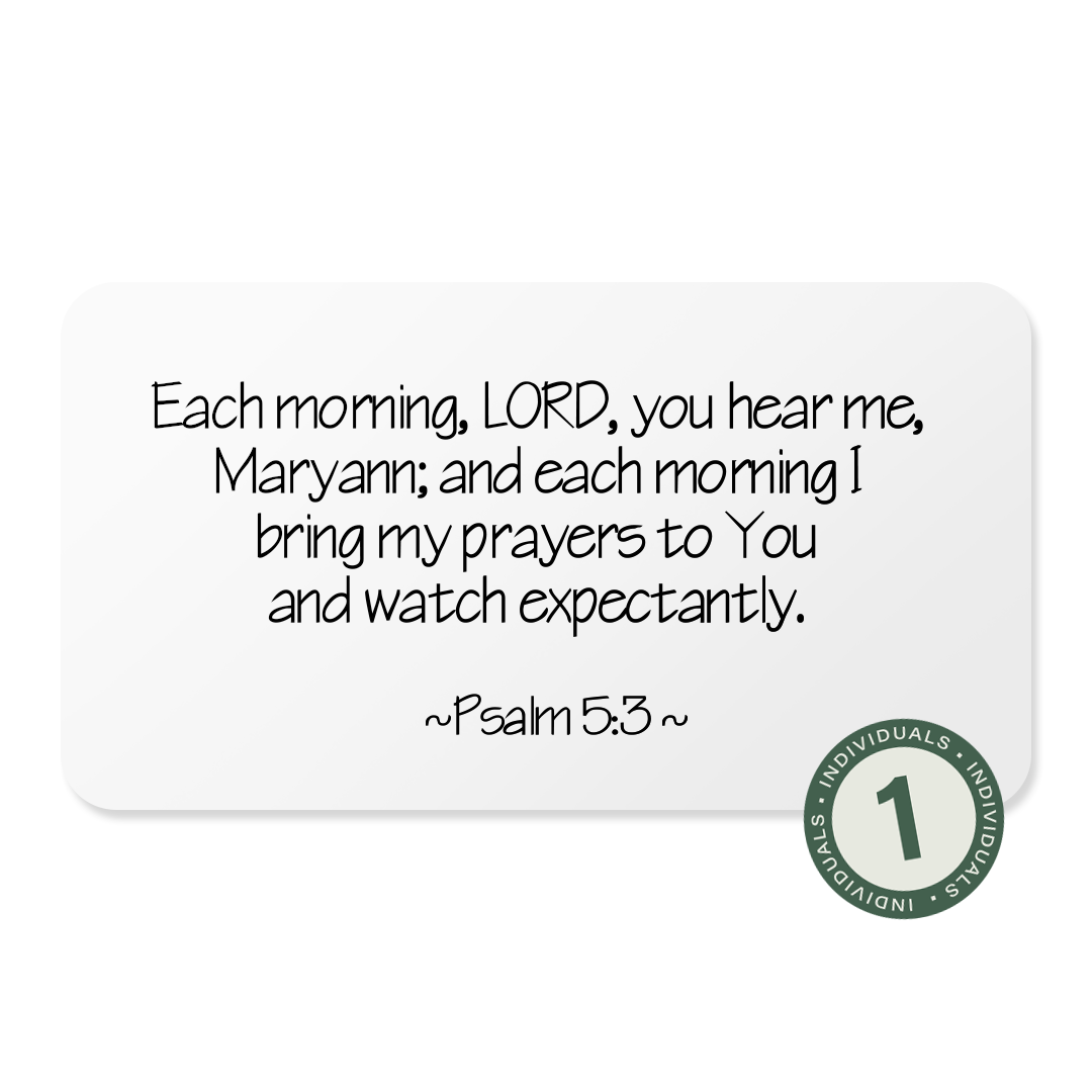 He Cares for You (For Individuals)