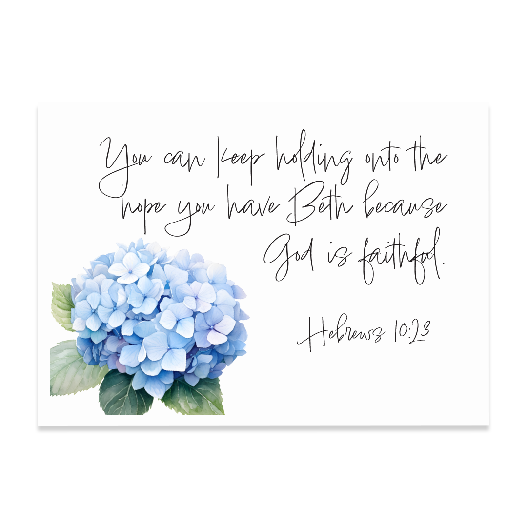 Hebrews 10:23 - Print