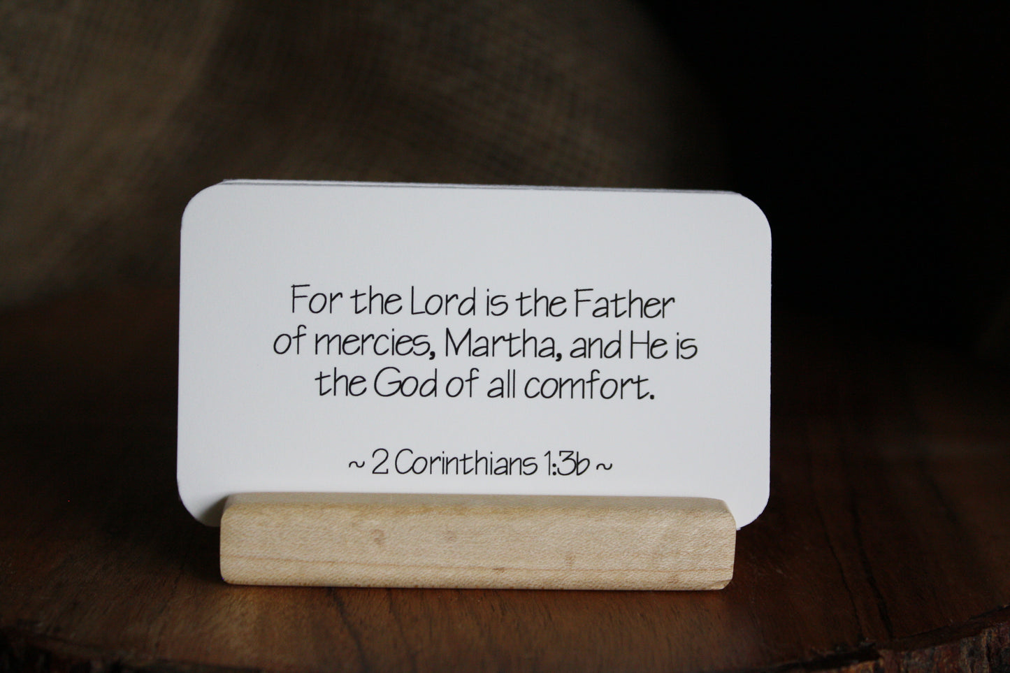 The God of Comfort (For Individuals)
