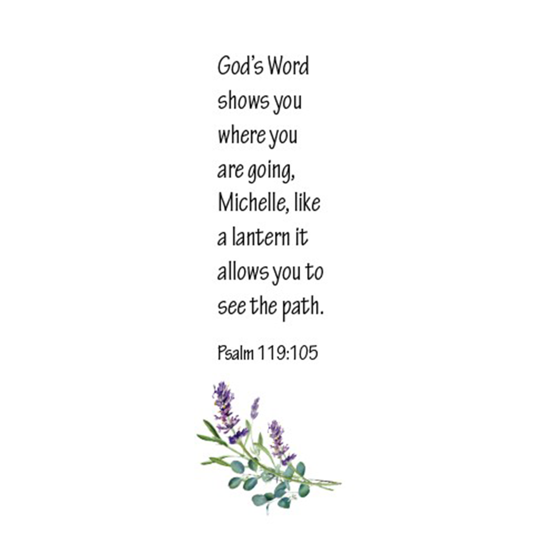 Psalm 119:105 Bookmarks (Set of 4)