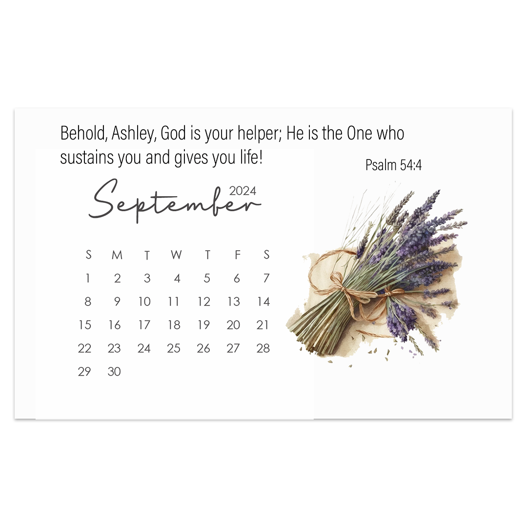 Calendar - Behold! A Year Living in AWE of GOD