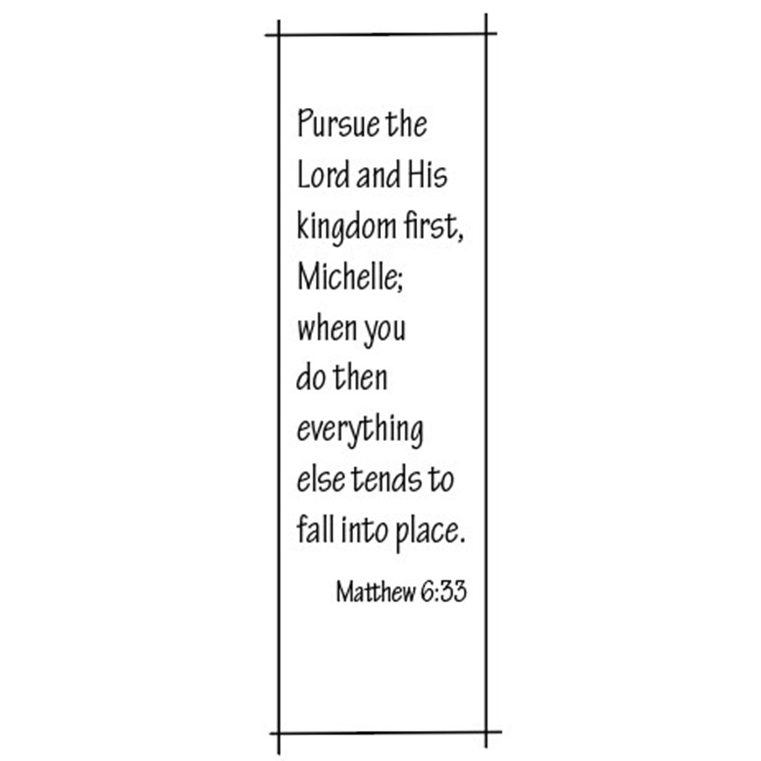 Matthew 6:33 Bookmarks (Set of 4)