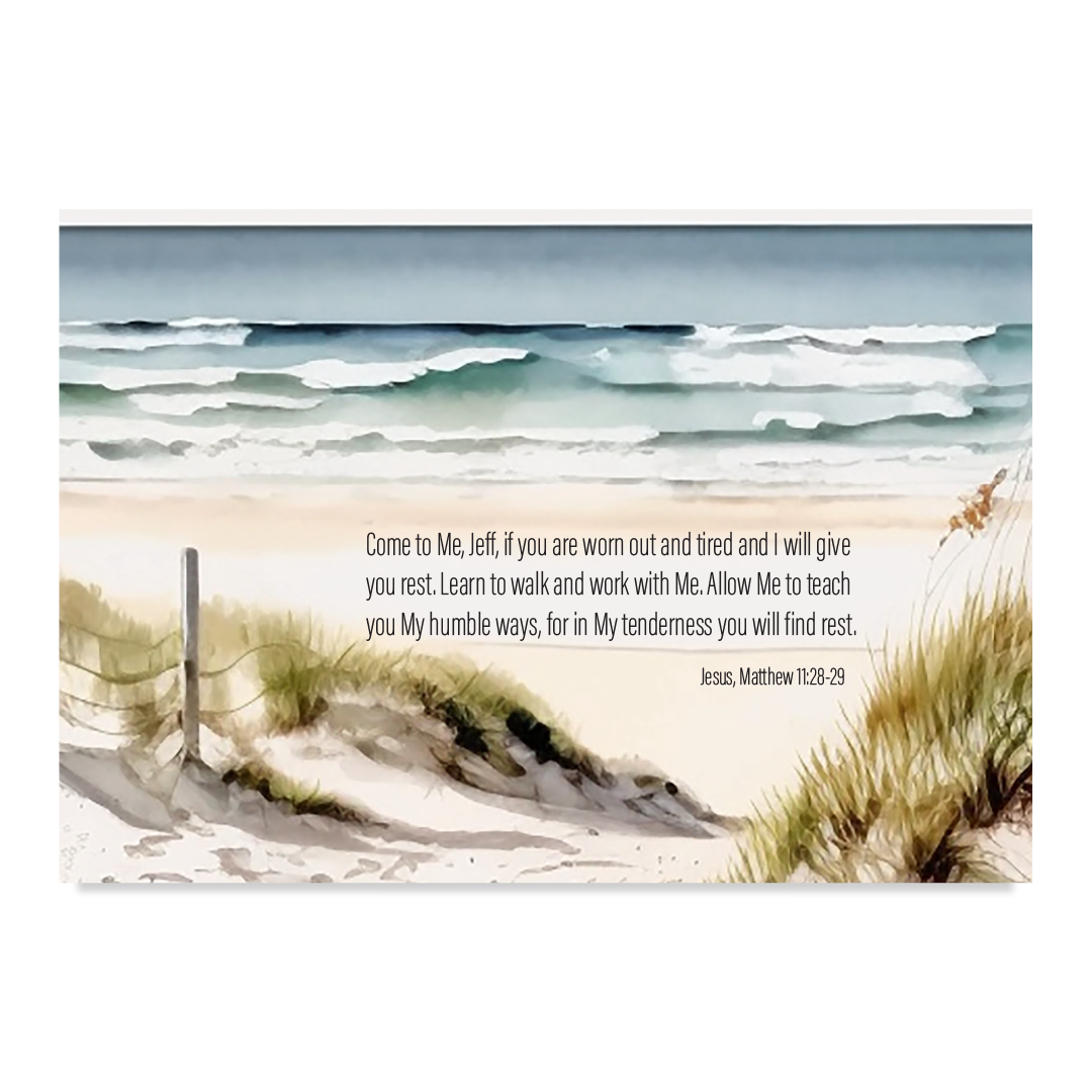 Matthew 11:28-29 - Print