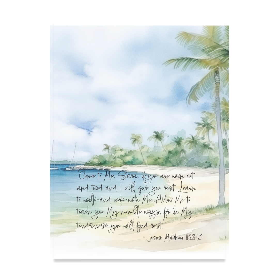Matthew 11:28-29 - Print
