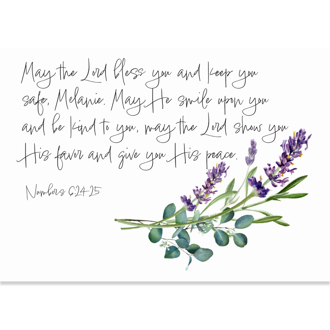 Numbers 6 24-25 - Print