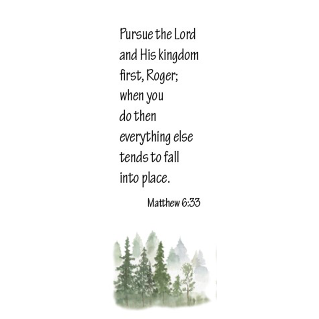 Matthew 6:33 Bookmarks (Set of 4)