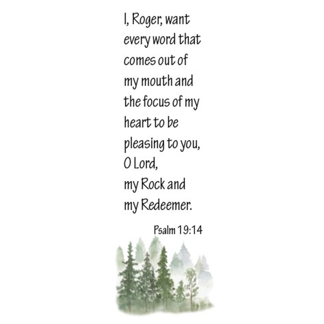 Psalm 19:14 Bookmarks (Set of 4)