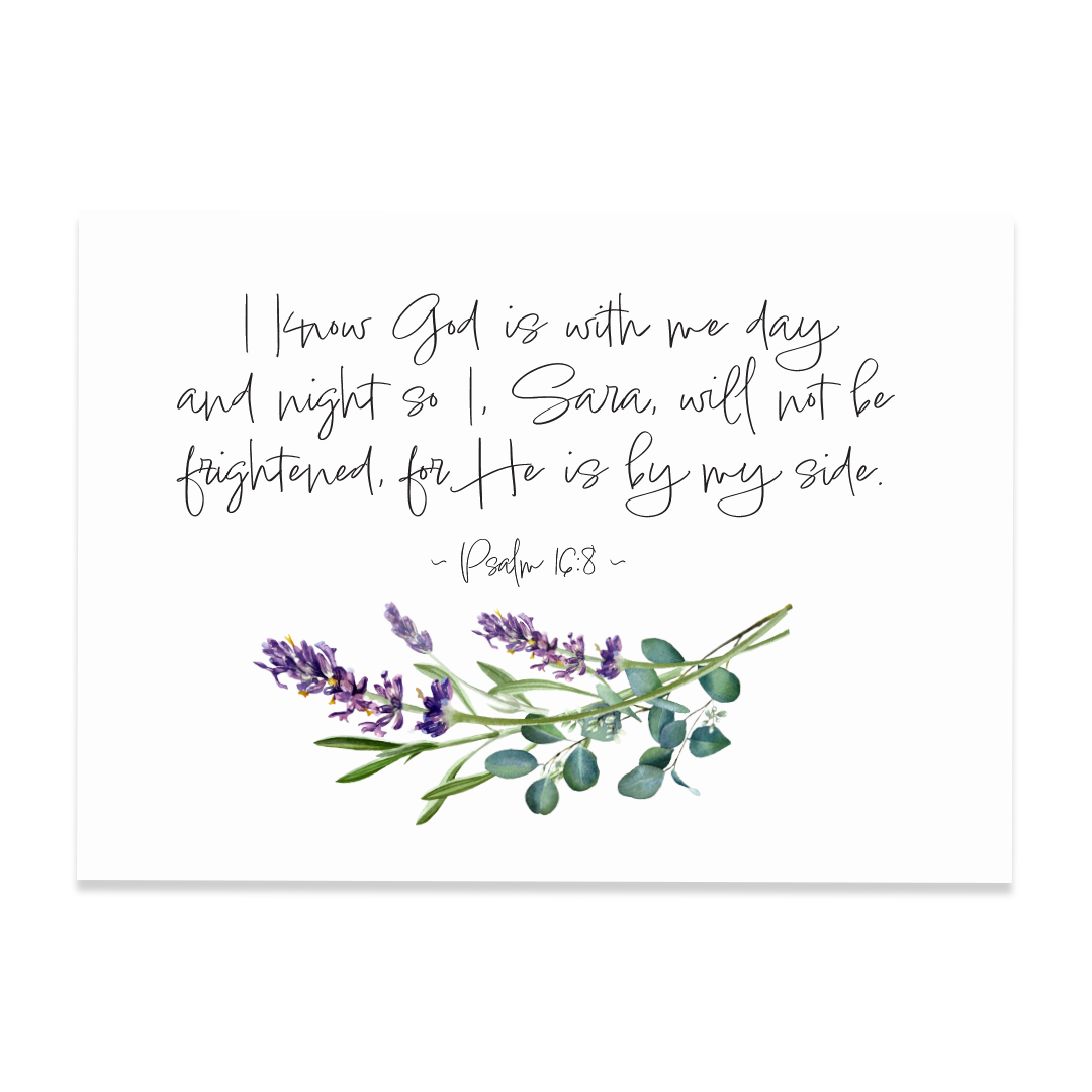 Psalm 16:8 - Print