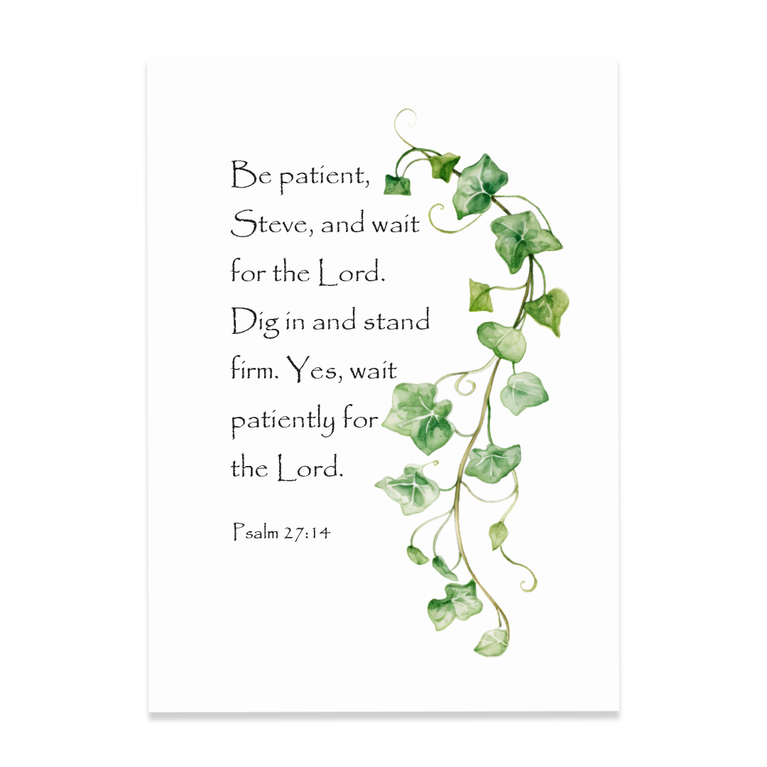 Psalm 27:14 - Print