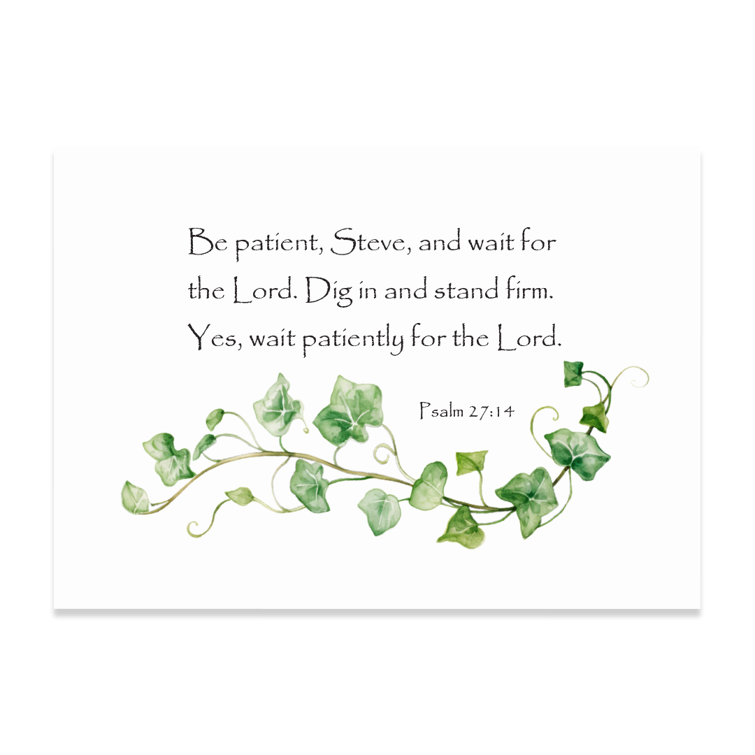 Psalm 27:14 - Print