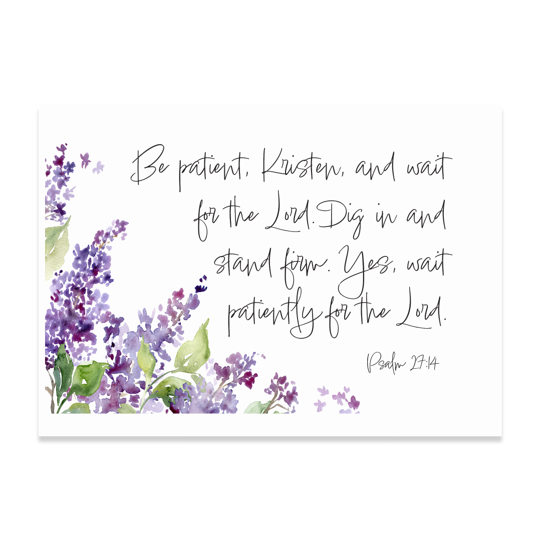Psalm 27:14 - Print