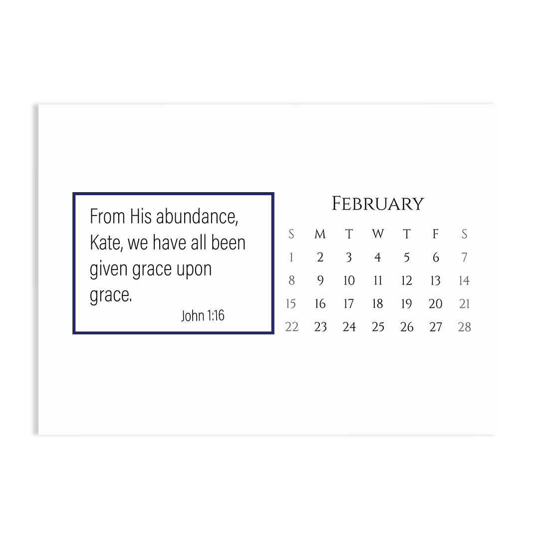 Rest in His Grace - 2026 Calendar