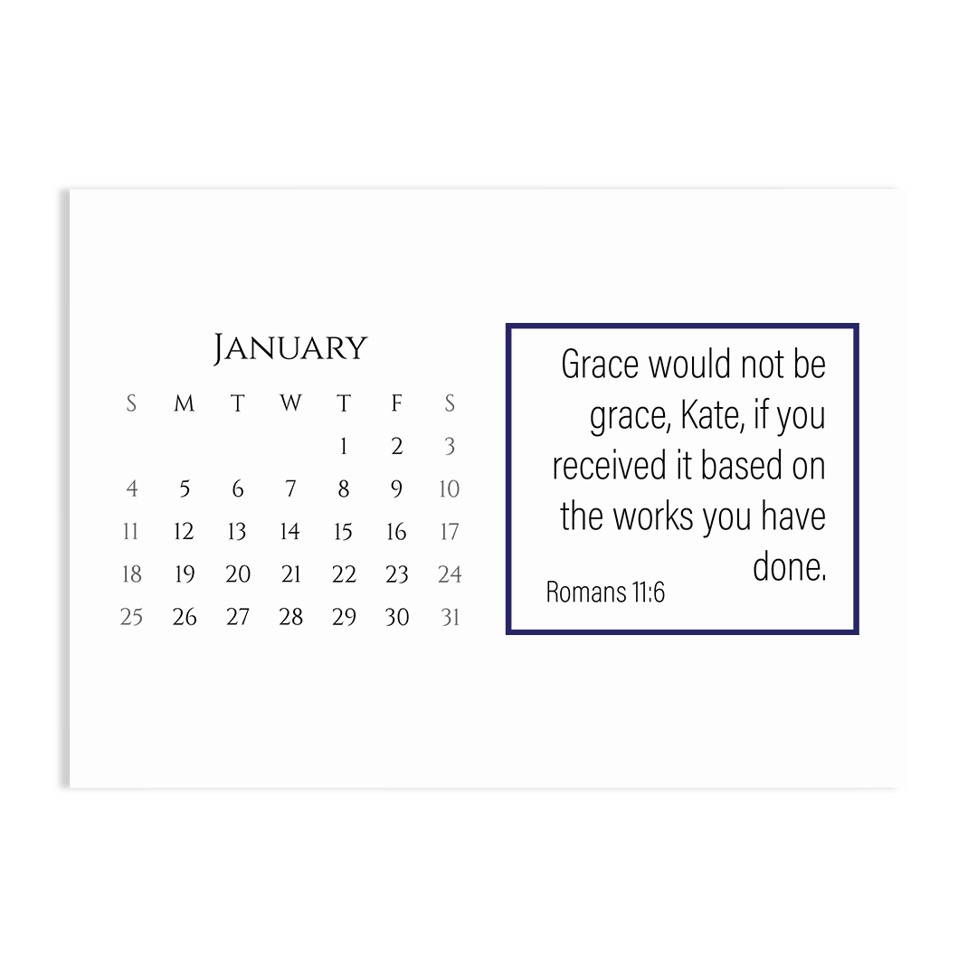 Rest in His Grace - 2026 Calendar
