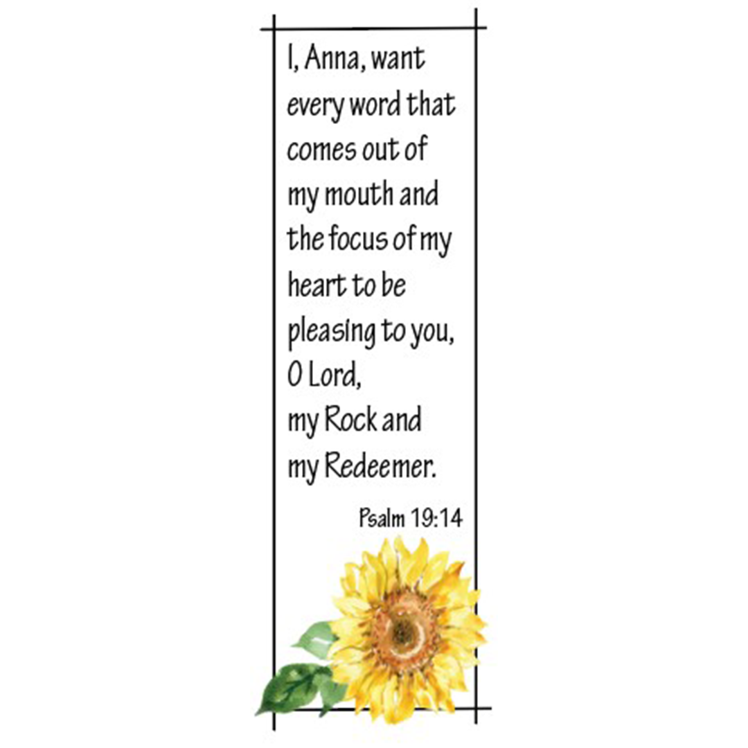 Psalm 19:14 Bookmarks (Set of 4)