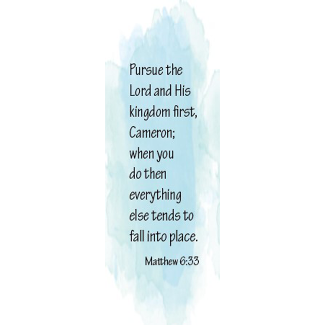 Matthew 6:33 Bookmarks (Set of 4)