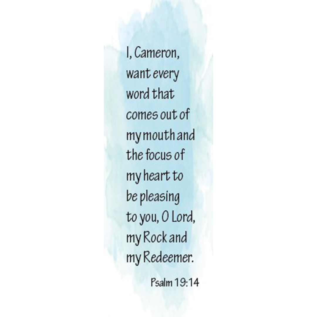 Psalm 19:14 Bookmarks (Set of 4)