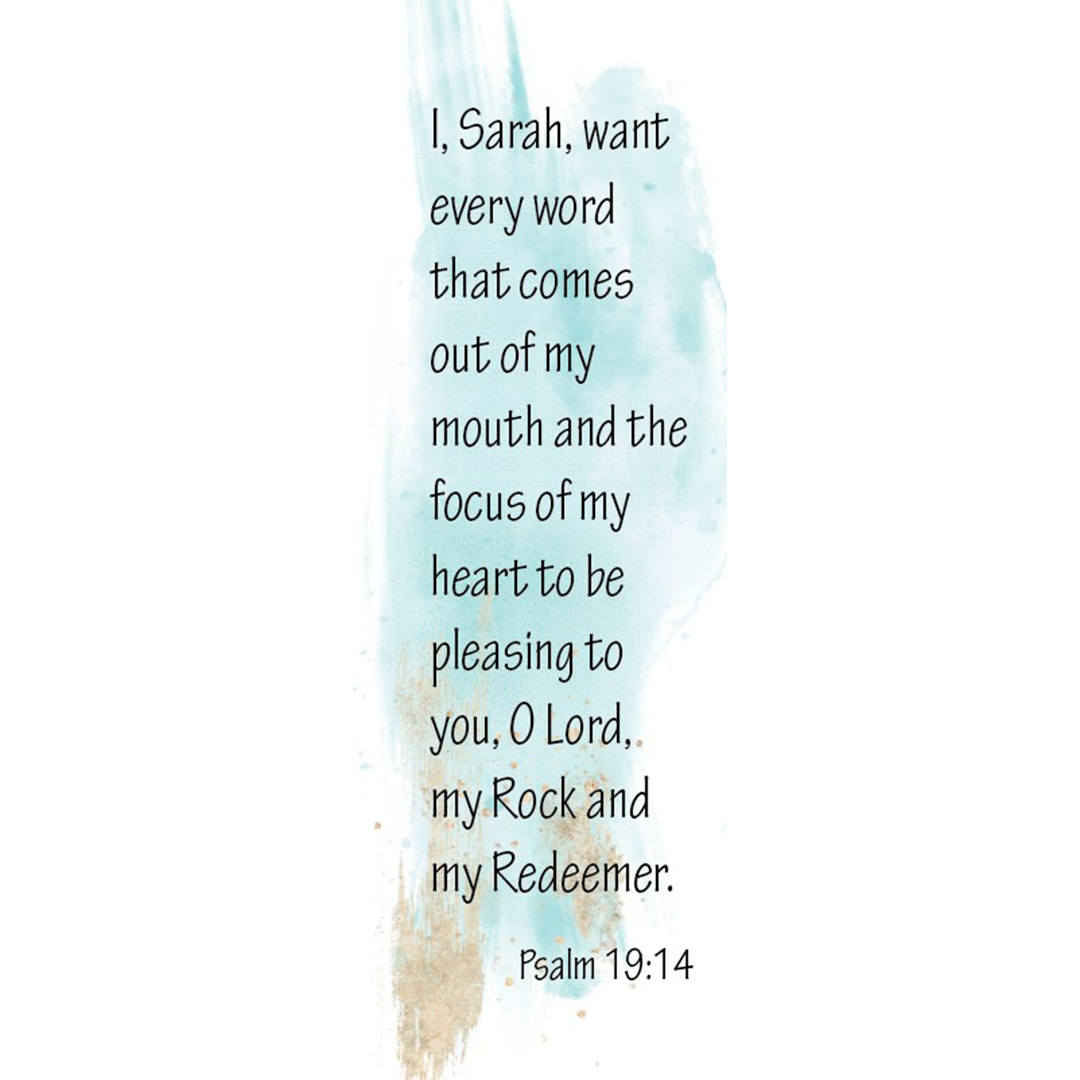 Psalm 19:14 Bookmarks (Set of 4)