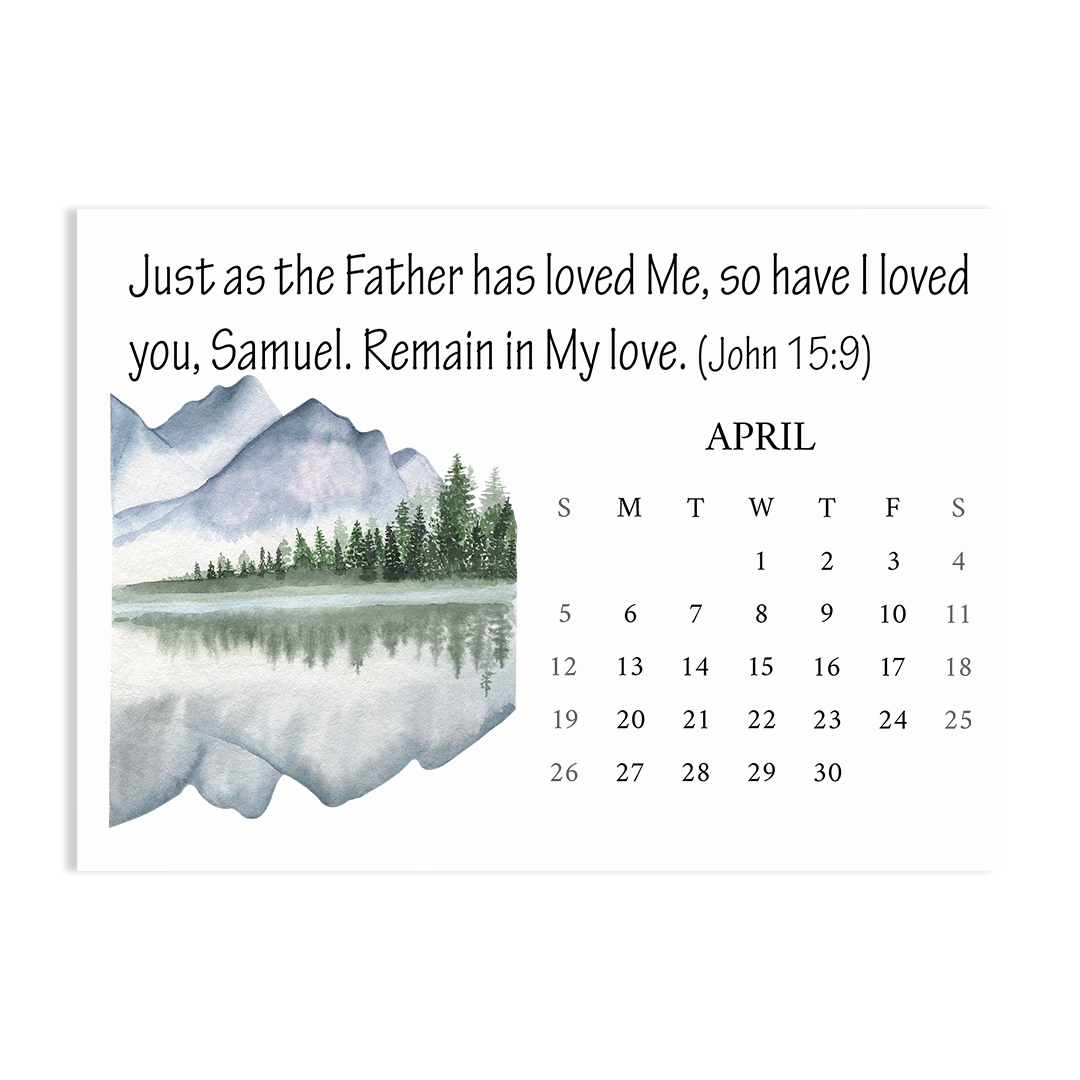 The Words of Jesus - 2026 Calendar