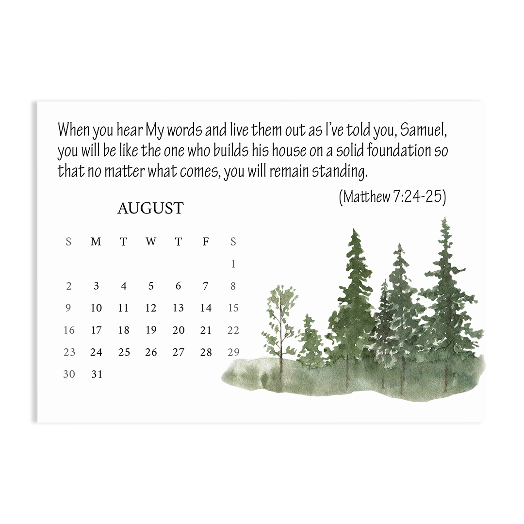 The Words of Jesus - 2026 Calendar