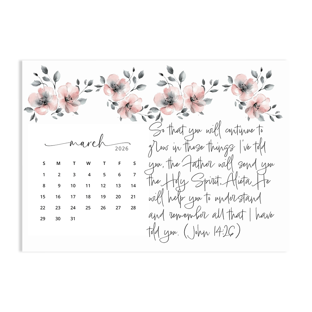 The Words of Jesus - 2026 Calendar