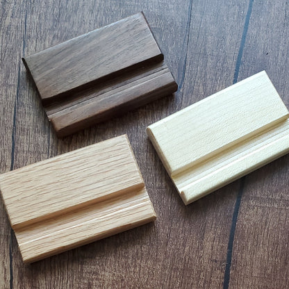 Custom Wood Card Holder