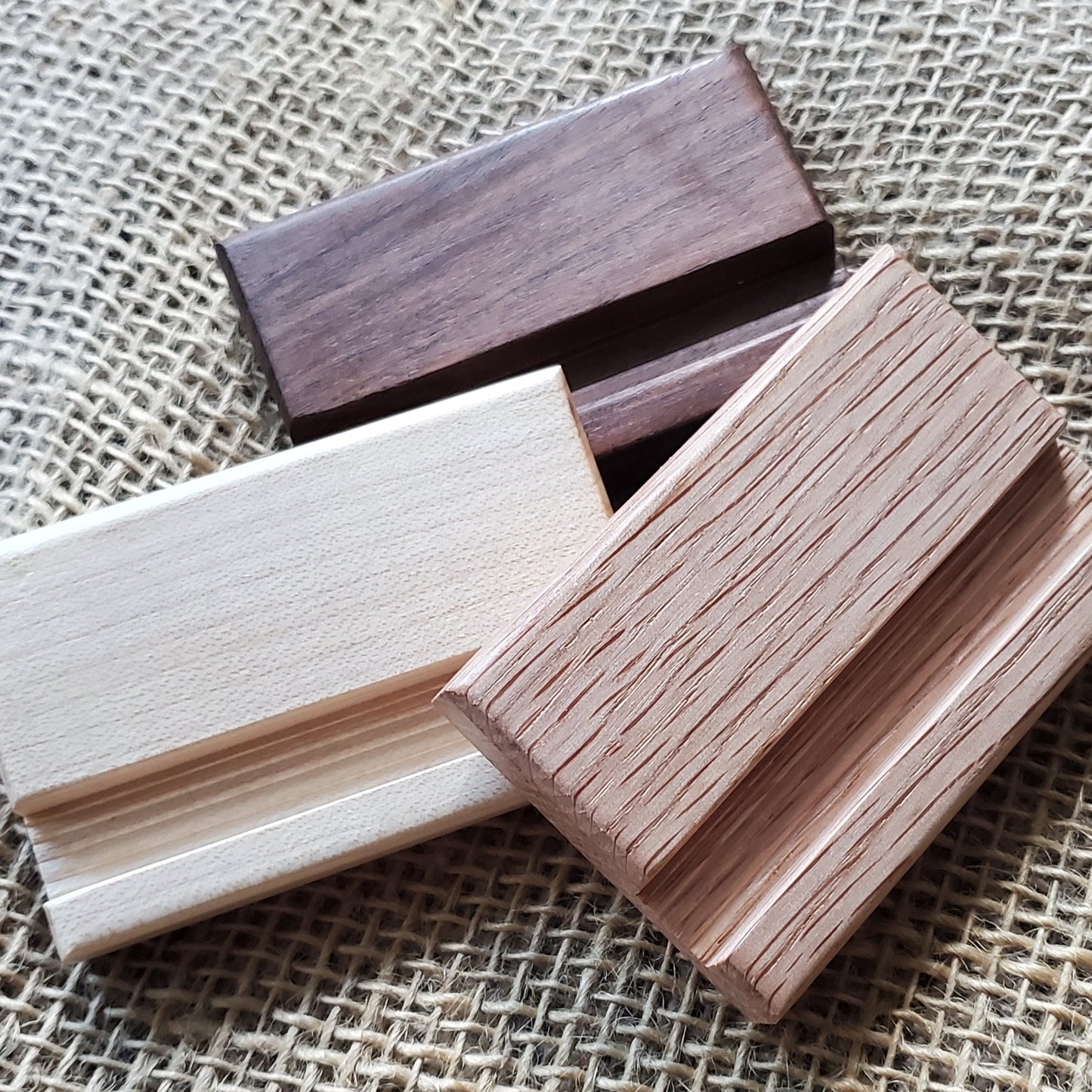 Custom Wood Card Holder