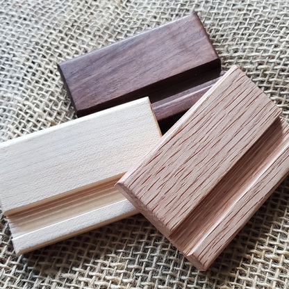 Custom Wood Card Holder