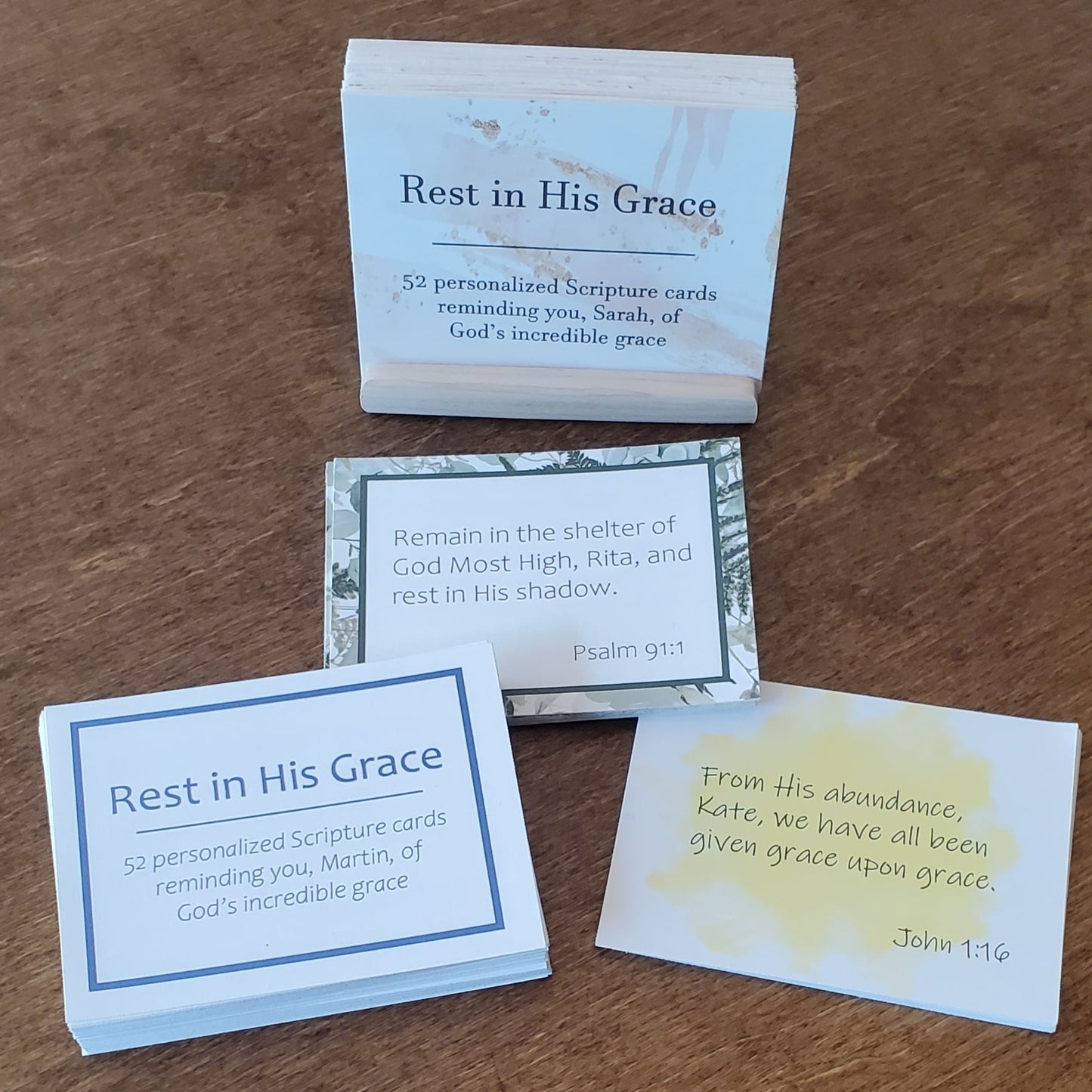 Rest In His Grace - 52 Card Set (For Individuals)