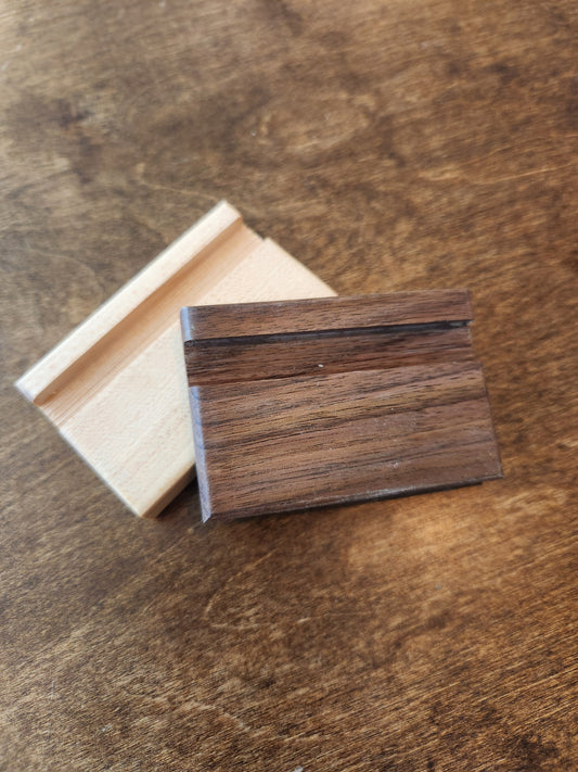 Custom Wood Card Holder