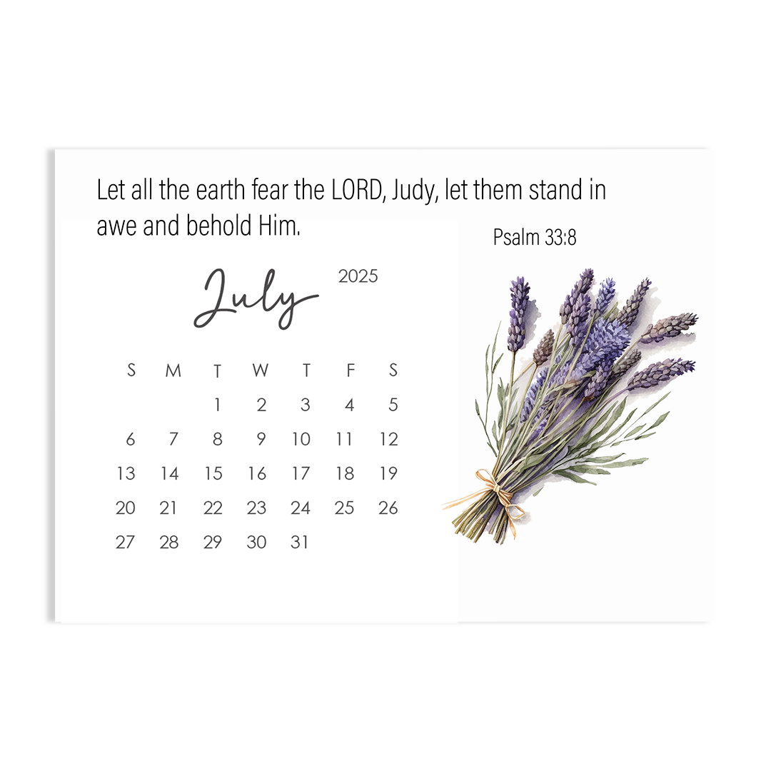 Behold! A Year Living in AWE of GOD - 2025 Calendar
