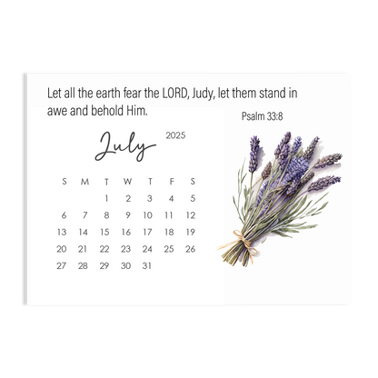 Behold! A Year Living in AWE of GOD - 2025 Calendar