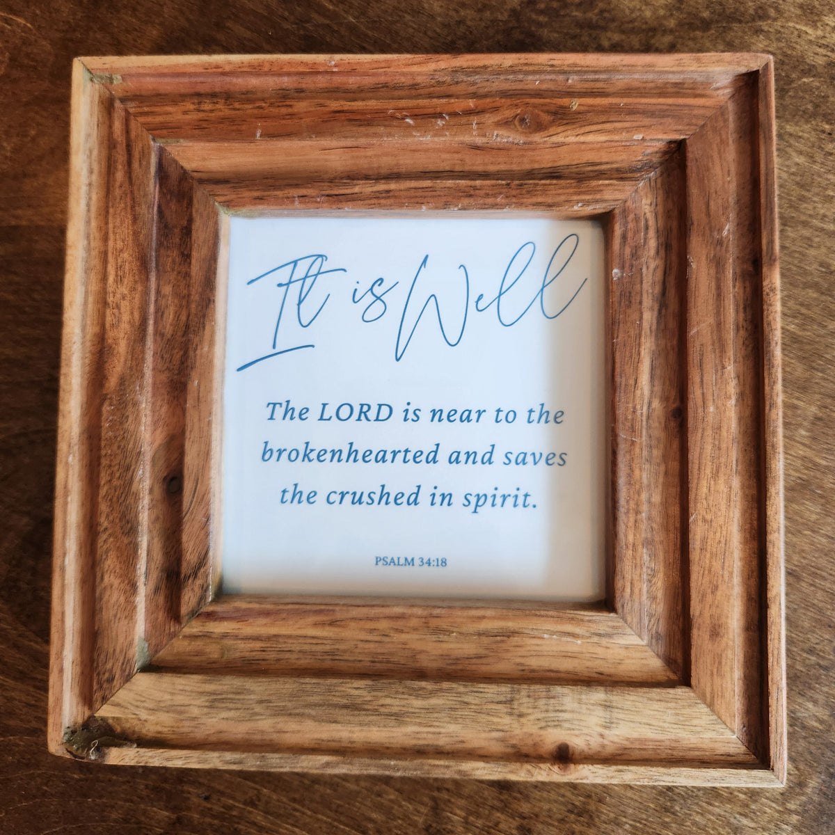 Framed Print - It Is Well - 5x5