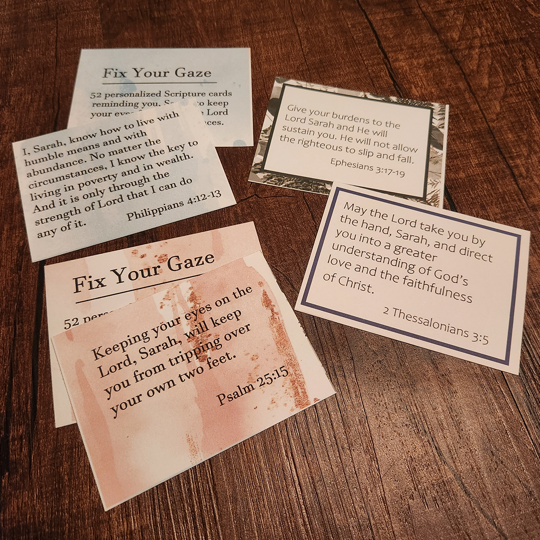 Fix Your Gaze - 52 Card Set (For Individuals)
