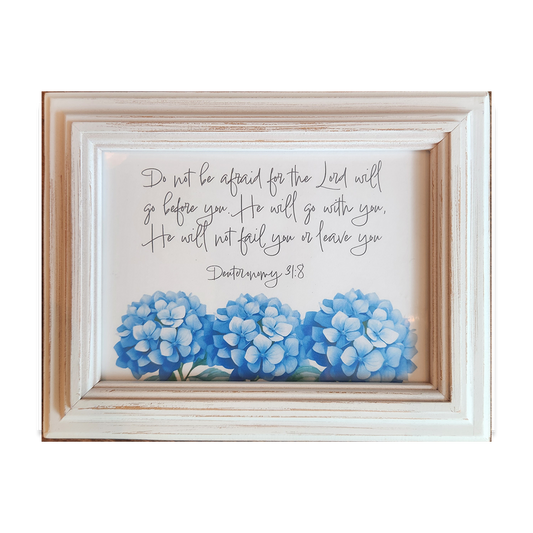 Framed Print - Deuteronomy 31:8 - 5x7