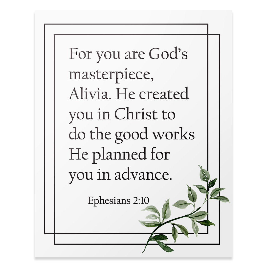 Ephesians 2:10 - Print