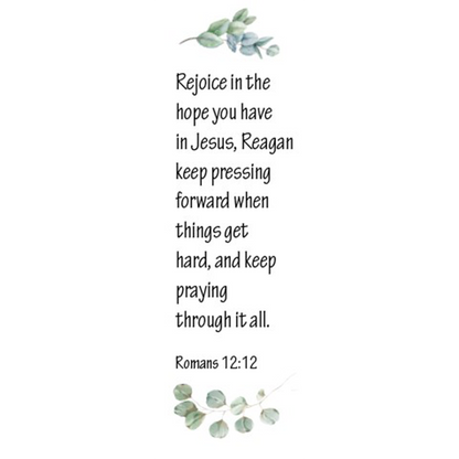 Romans 12:12 Bookmarks (Set of 4)