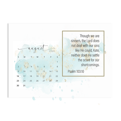Rest in His Grace - 2026 Calendar