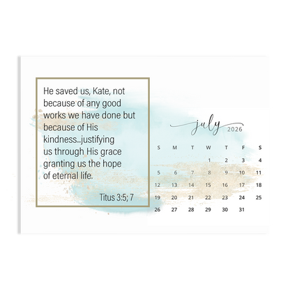 Rest in His Grace - 2026 Calendar